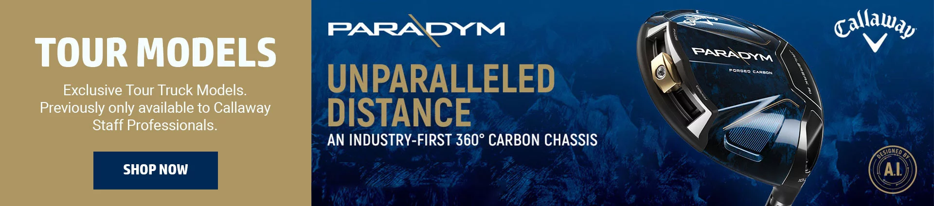 Callaway Paradym Tour Banner