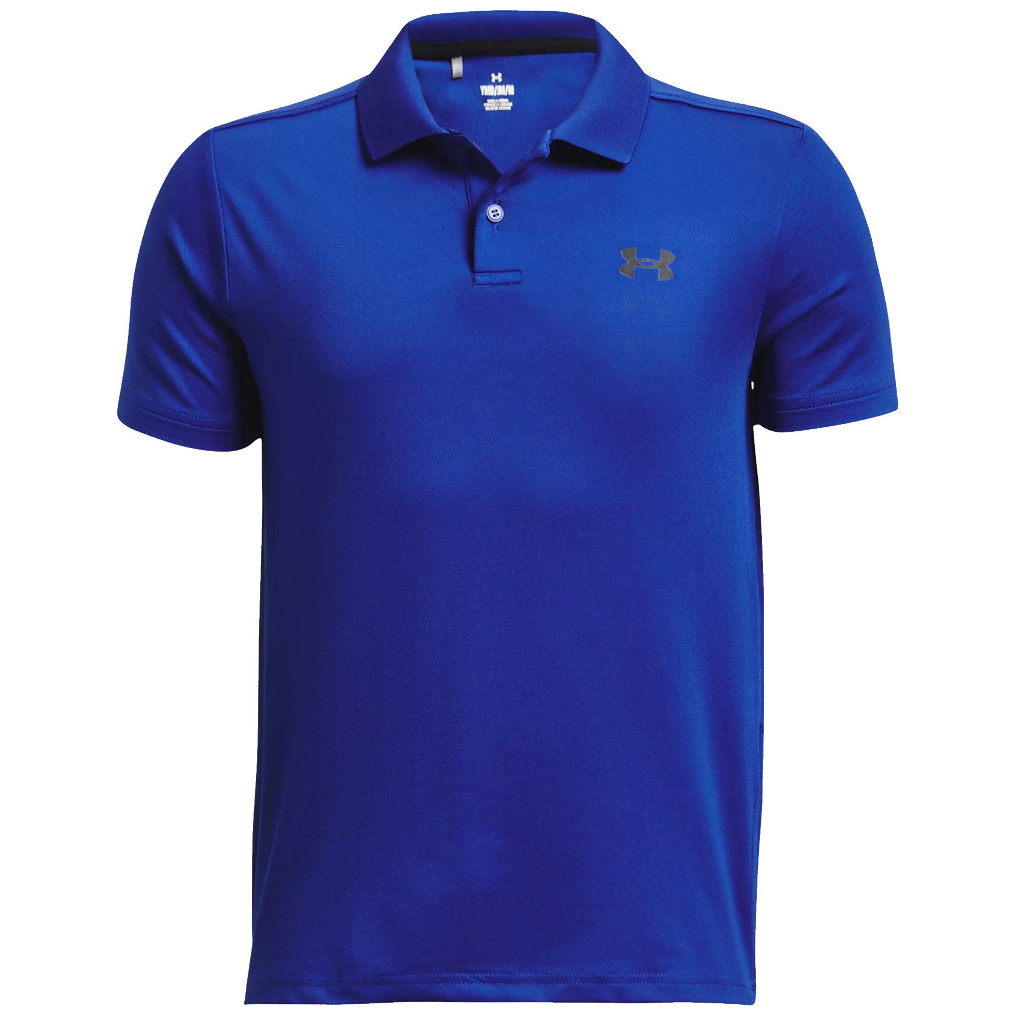 Under Armour UA Junior Performance Polo Shirt Royal Blue