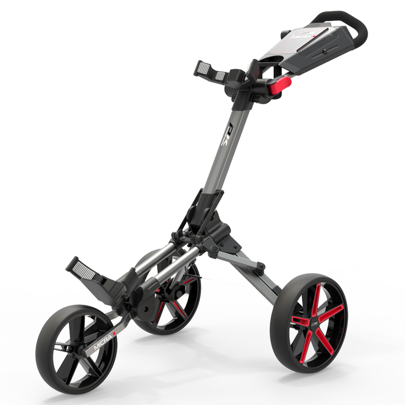 PowaKaddy MICRA Golf Push Trolley - Red - main image