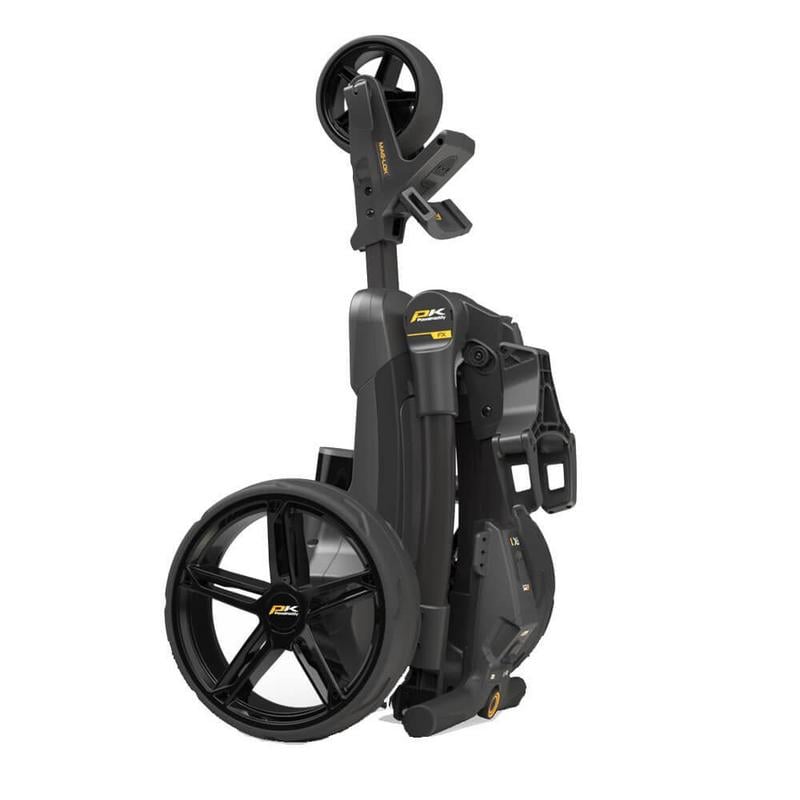 PowaKaddy FX1 Black Electric Golf Trolley 2024 - Extended Lithium - main image