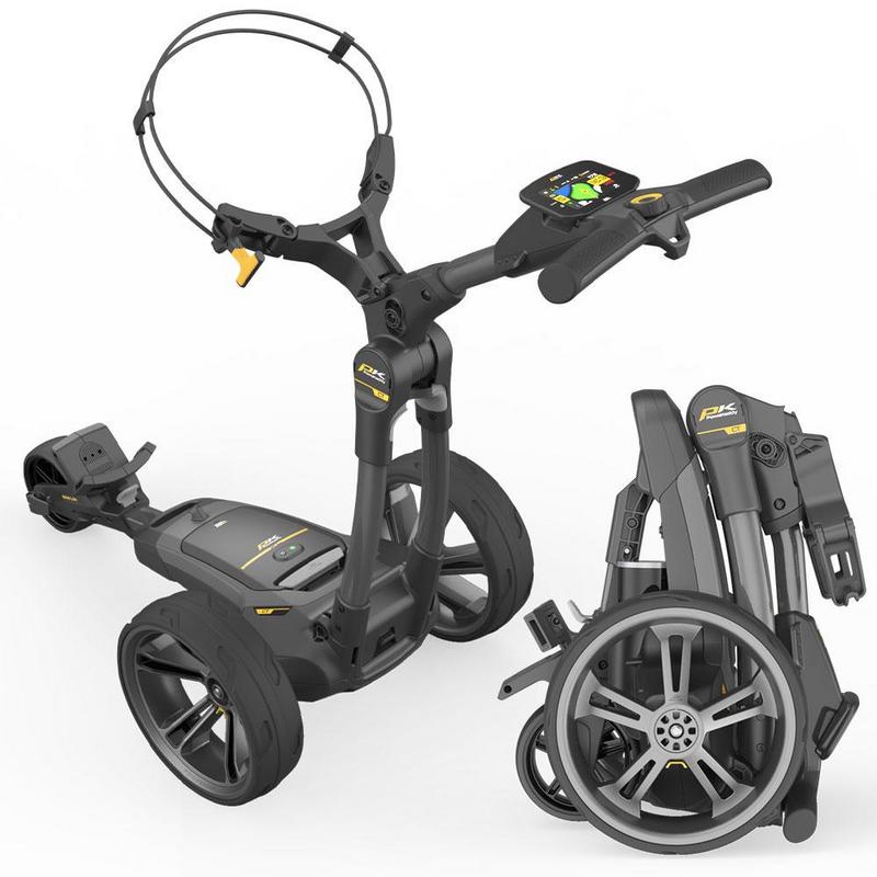 PowaKaddy CT8 GPS EBS Gun Metal Electric Golf Trolley 2024 - 18 Hole Lithium - main image