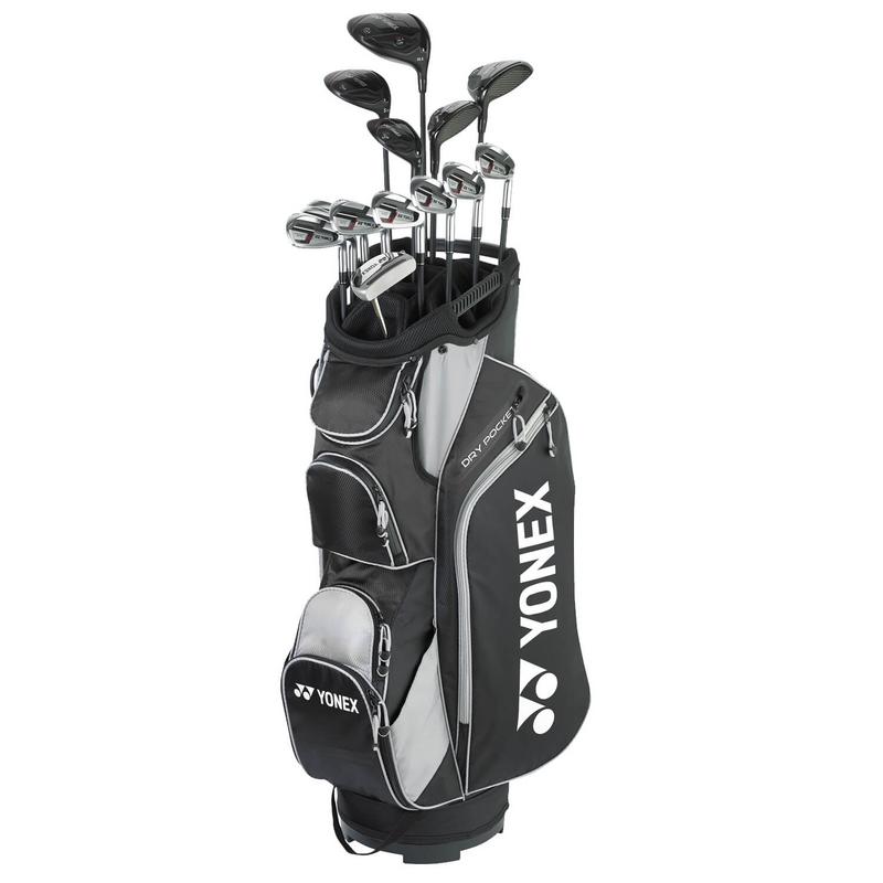 Yonex CB-9809 Golf Cart Bag - Black/Silver - main image