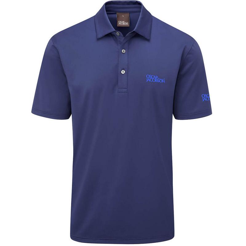 Oscar Jacobson Chap Tour Mens Golf Polo Shirt - Navy - main image