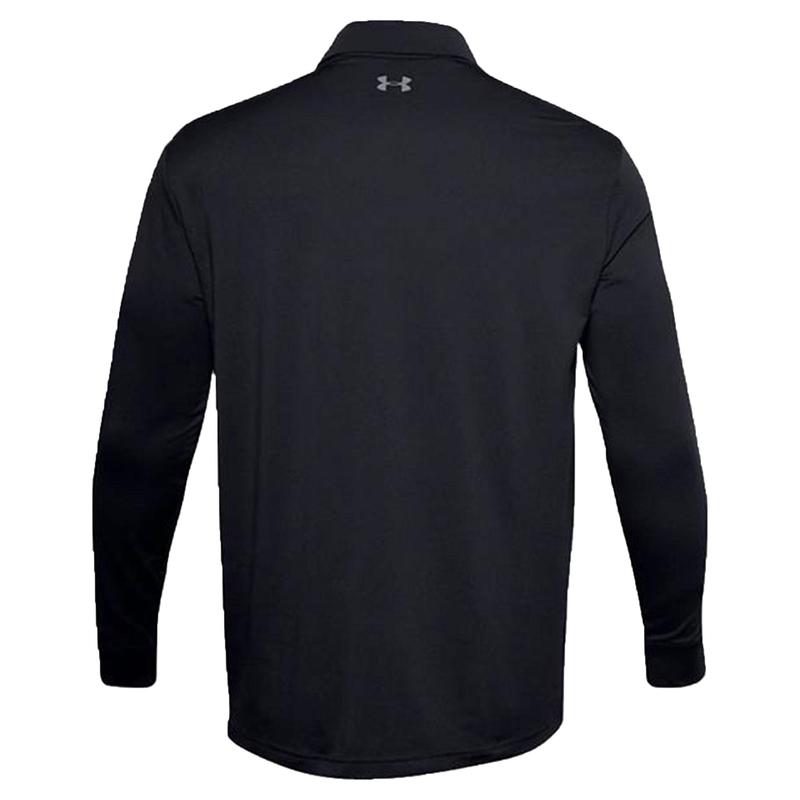 Under Armour Performance Long Sleeve Golf Polo - Black - main image