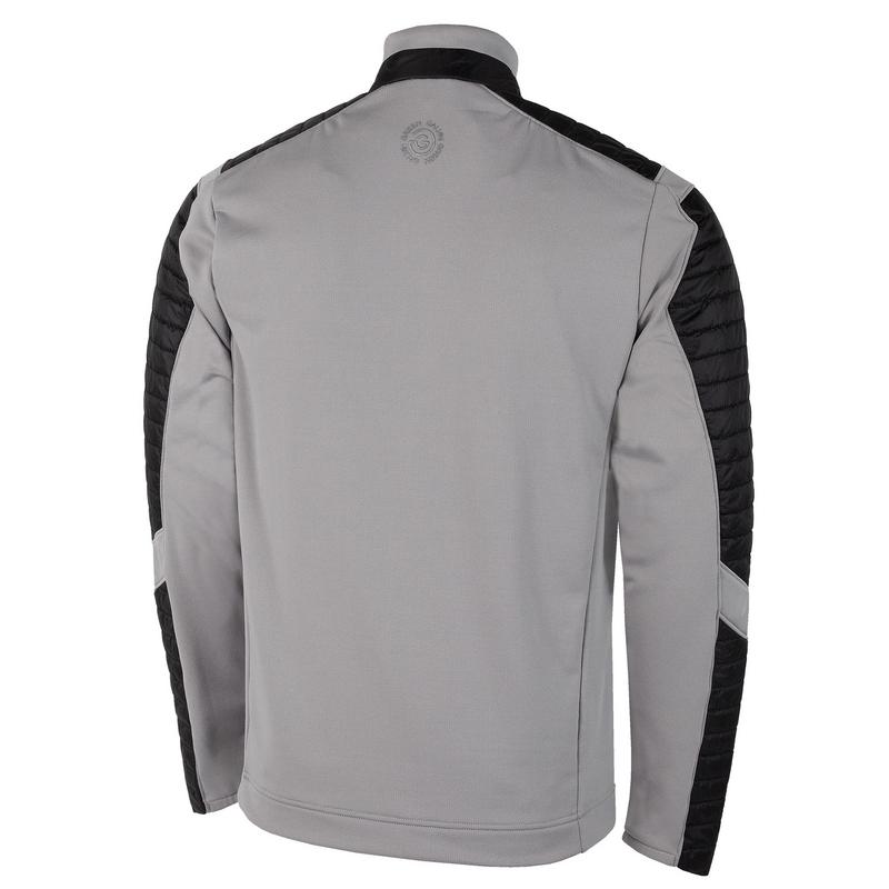 Galvin Green Duke Half Zip Insula Sweater - Sharkskin - main image