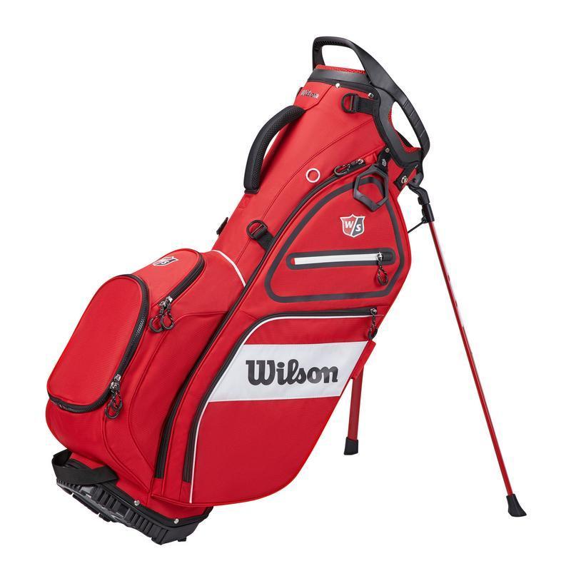 Photos - Golf Wilson Staff Exo II Carry Bag  - Red  2022
