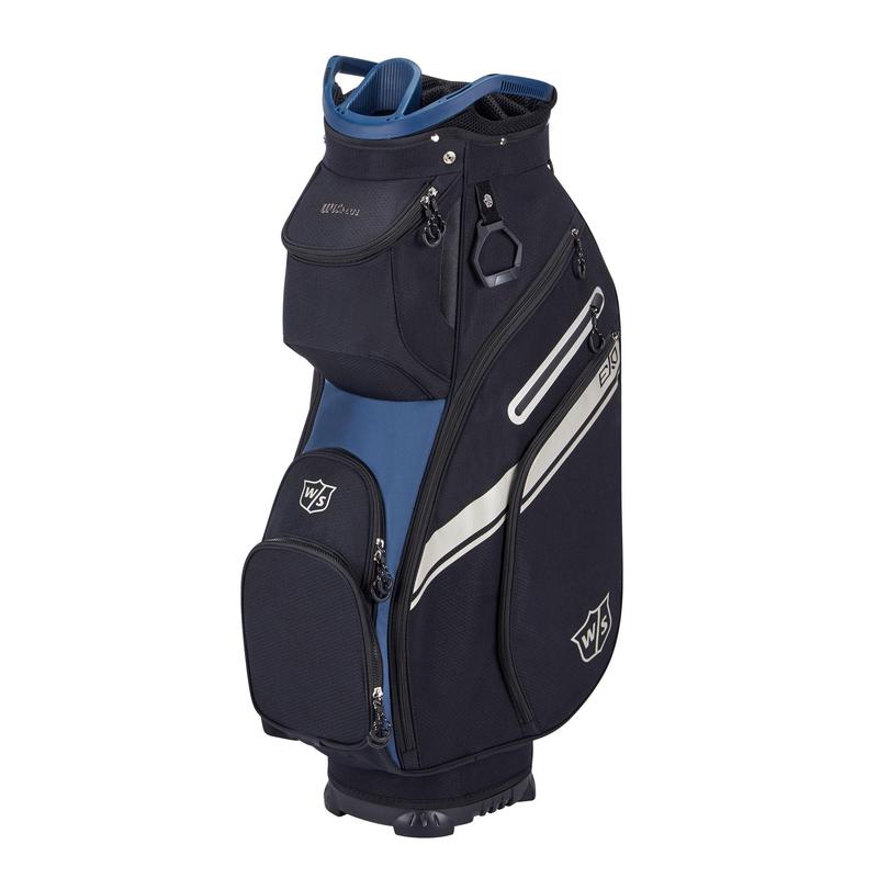 Photos - Golf Wilson Staff Exo II Cart Bag - Black/Blue 