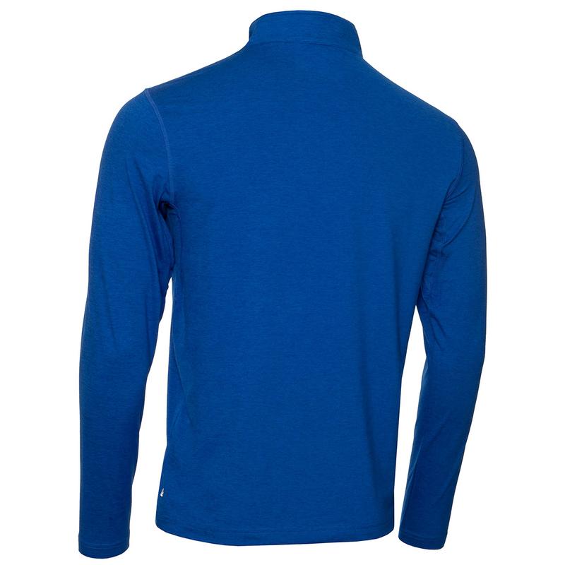 Calvin Klein Newport Half Zip Golf Sweater - Nautical Blue Marl - main image