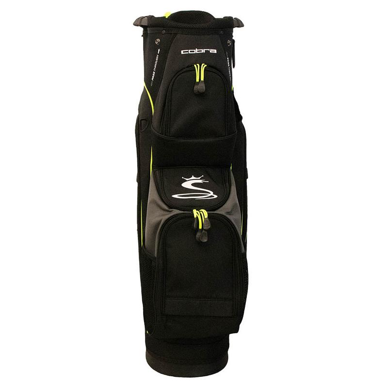 Cobra XL Golf Cart Bag - Black/Yellow - main image