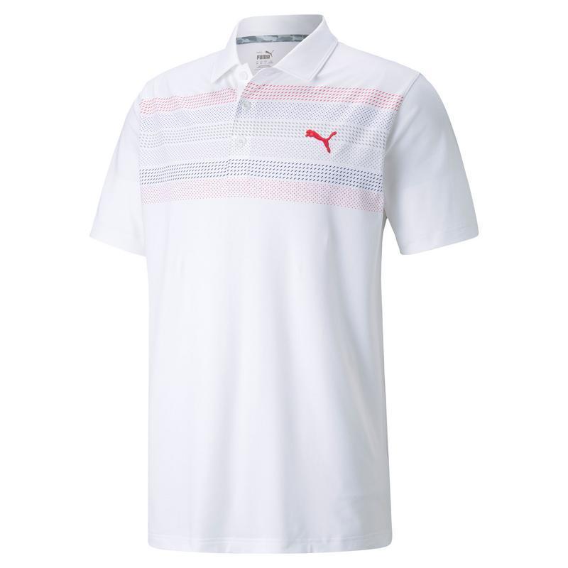 Puma Cloudspun Roadmap Golf Polo Shirt - White - main image