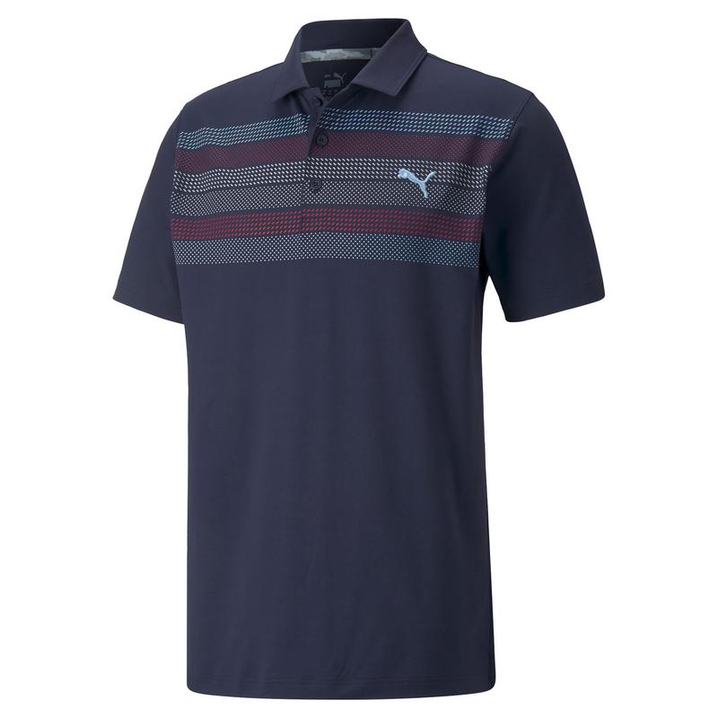 Puma Cloudspun Roadmap Golf Polo Shirt - Navy - main image