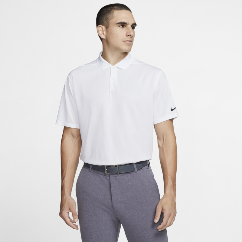 Nike Dri-Fit Victory Solid Golf Polo Shirt - White - main image