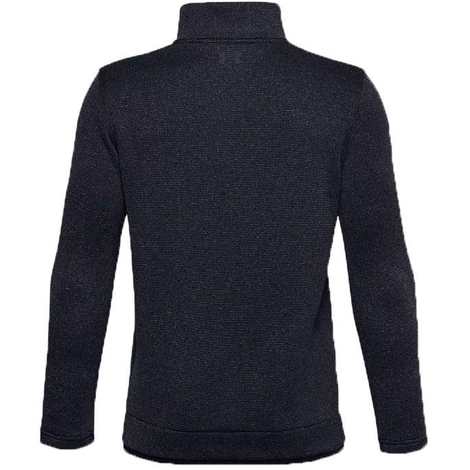 Under Armour Boys Sweaterfleece 1/2 Zip Golf Top - Black - main image