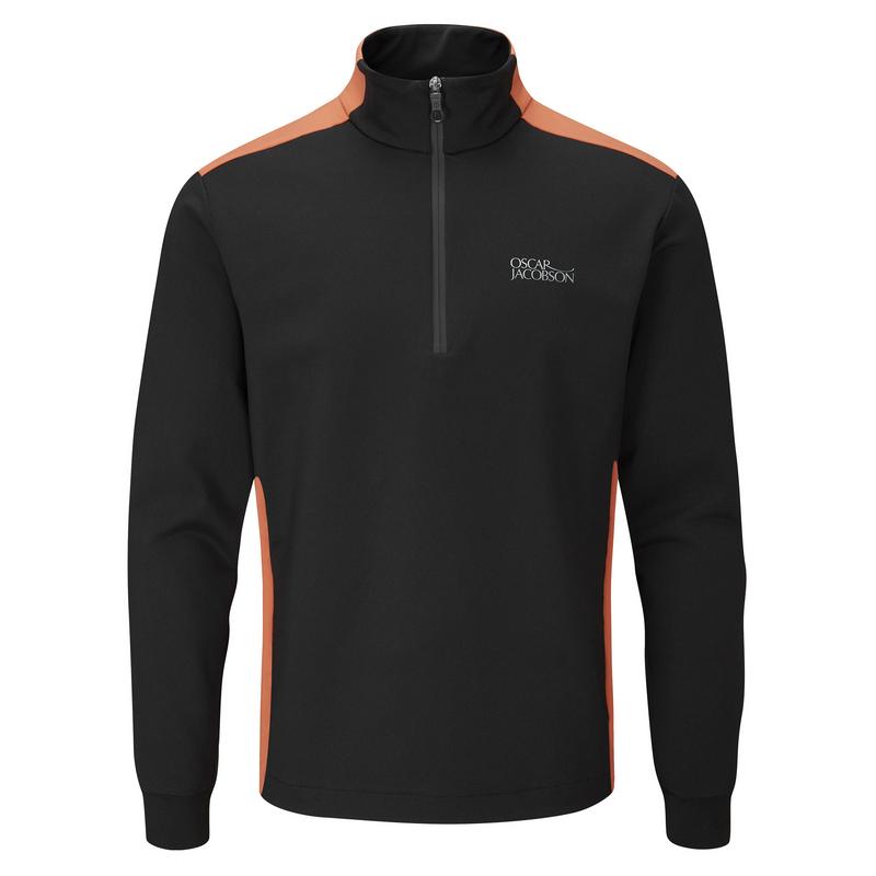 Oscar Jacobson Thornton Golf Sweater - Black - main image