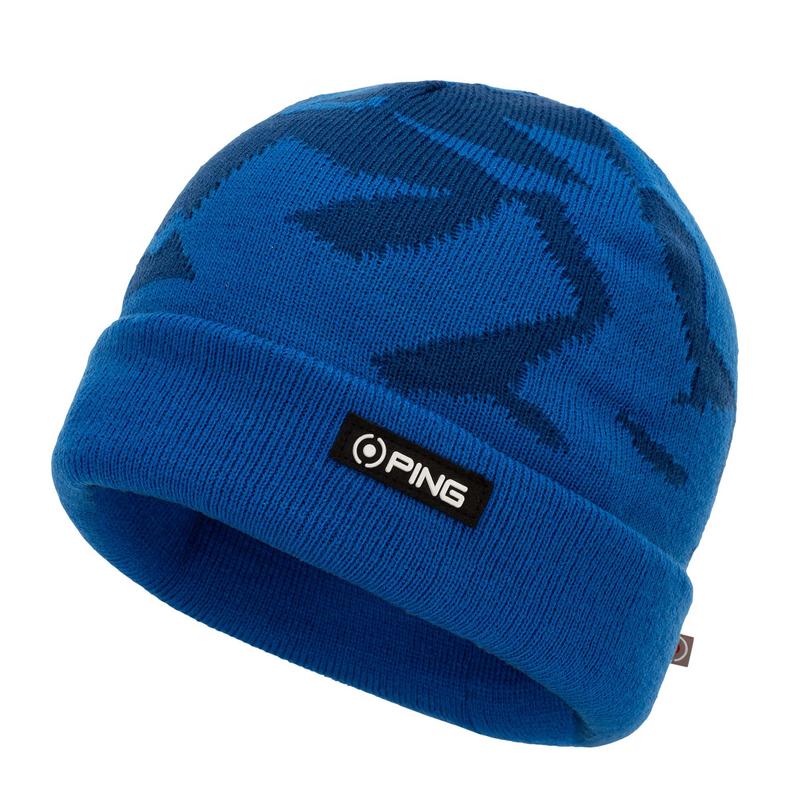 Ping Camo Knit Golf Beanie Hat - Blue - main image