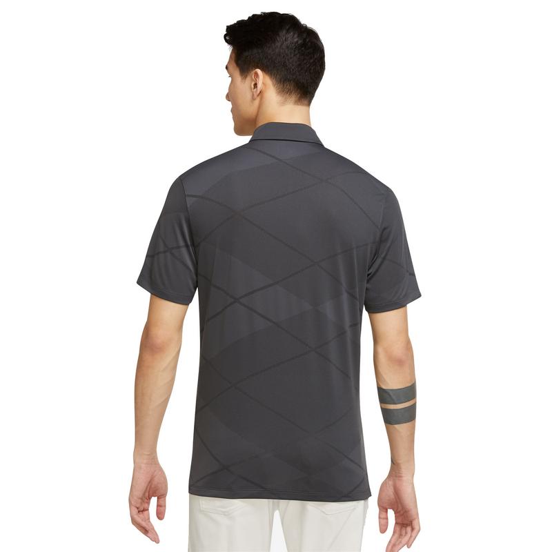 Nike Dri-Fit Vapor Jacquard Golf Polo Shirt - Grey/Black - main image