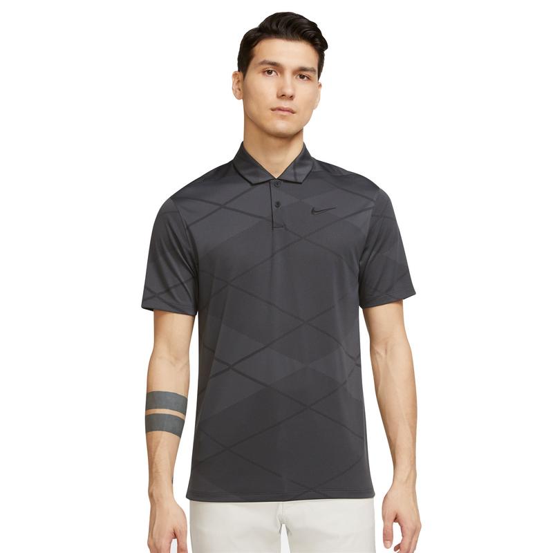 Nike Dri-Fit Vapor Jacquard Golf Polo Shirt - Grey/Black - main image