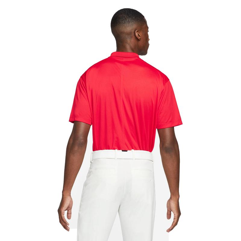 Nike Dri-Fit Victory Solid Polo Shirt - Red/White - main image