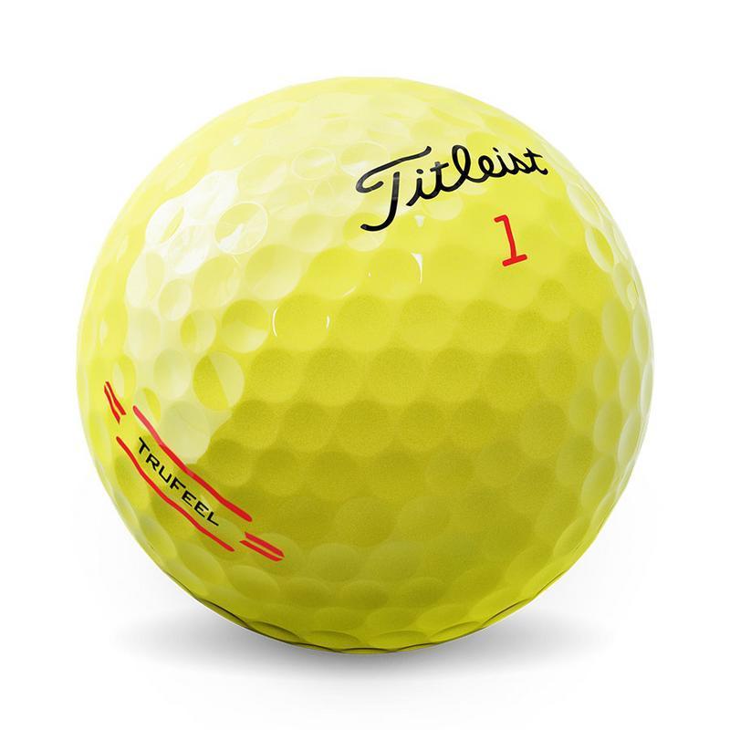 Titleist TruFeel Golf Balls - Yellow - main image