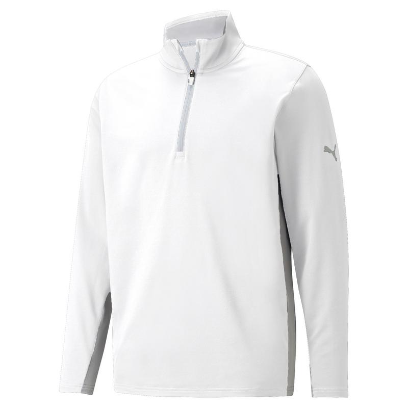 Puma Gamer 1/4 Zip Golf Sweater - White - main image