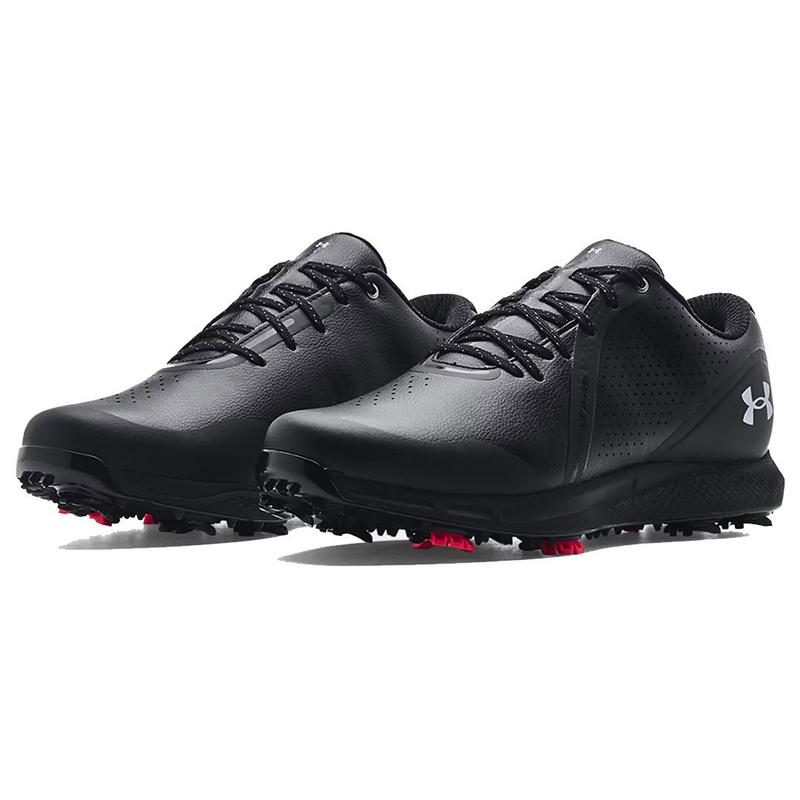 Under Armour Charged Draw RST Wide E Golf Shoes - Black/Grey - main image