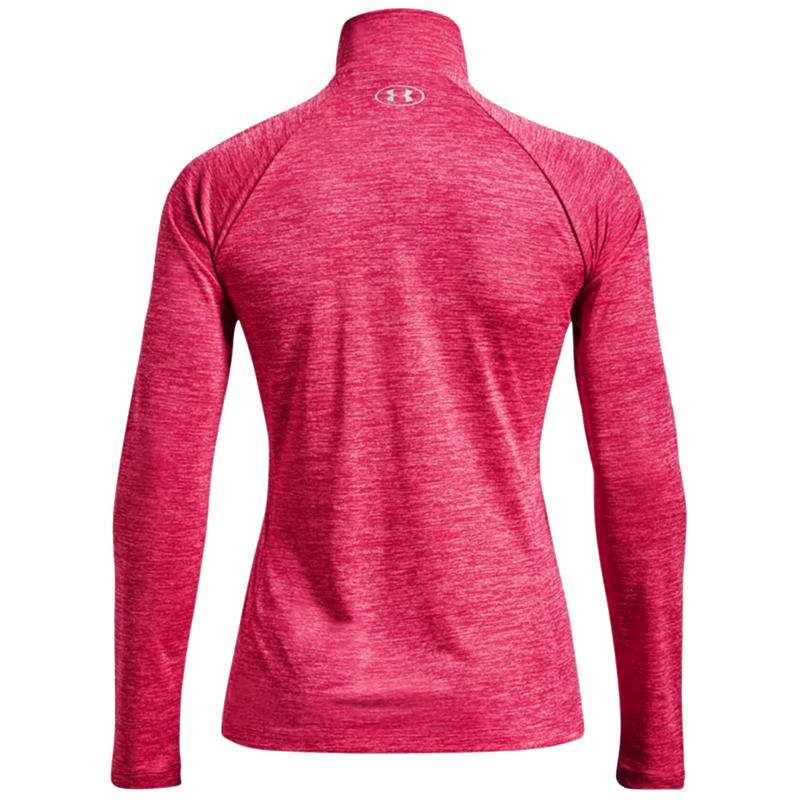 Under Armour Womens UA Tech Twist 1/2 Zip Golf Top - Penta Pink - main image