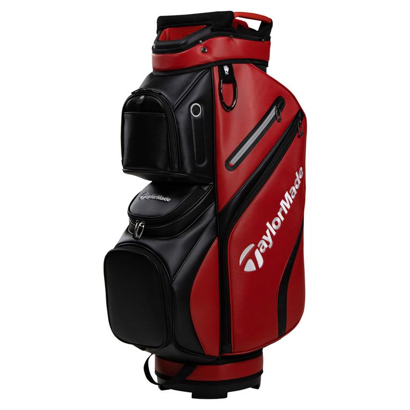 TaylorMade Golf Deluxe Cart Bag - Red/Black - main image