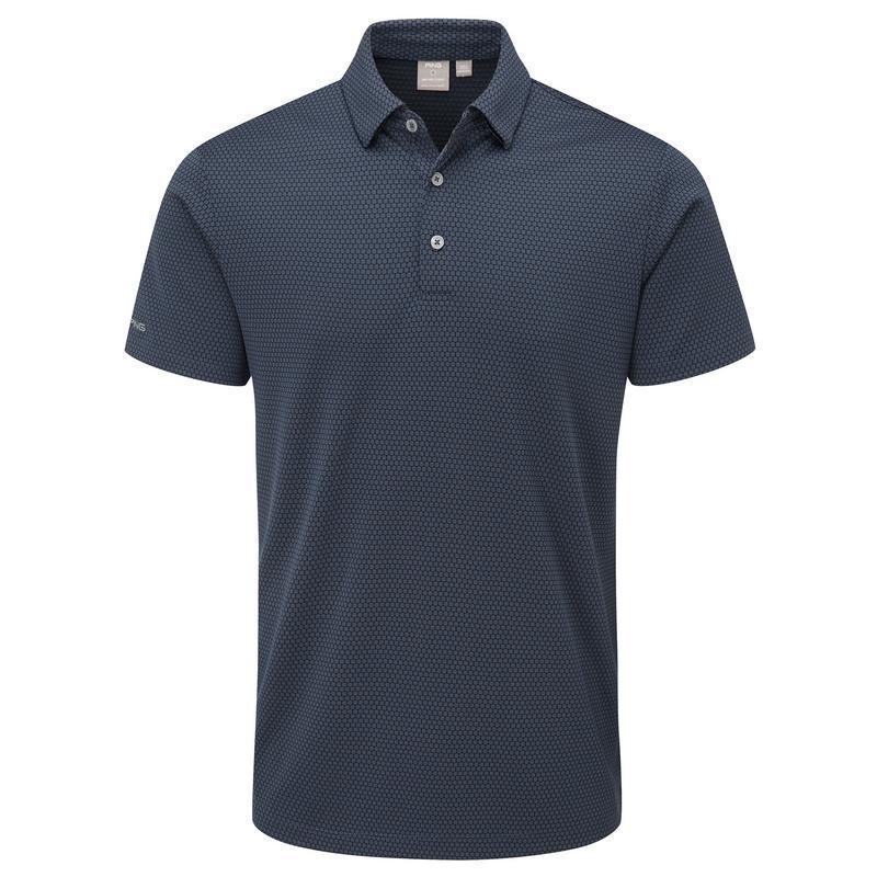 Ping Halcyon Golf Polo Shirt - Oxford Blue - main image