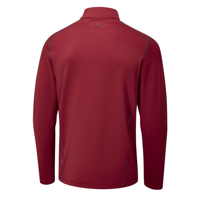 Ping Edwin Half Zip Golf Midlayer Sweater - Red  - main image