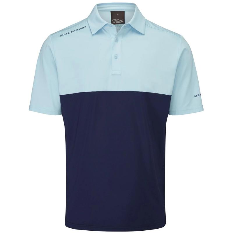 Oscar Jacobson Willow Golf Polo Shirt - Navy - main image