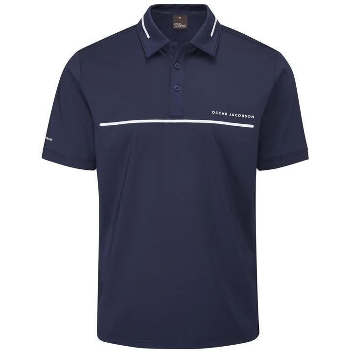 Oscar Jacobson Marsden Golf Polo Shirt - Navy - main image