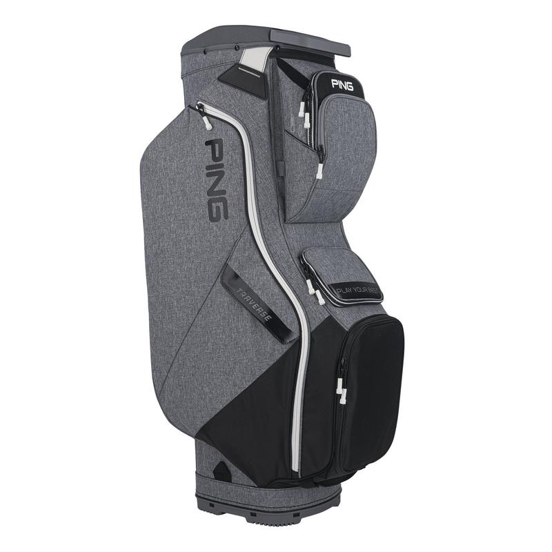 Ping Traverse 214 Golf Cart Bag - Heather Grey/Black/White - main image