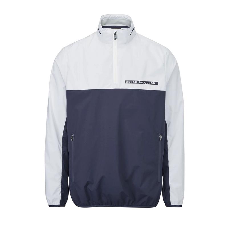 Oscar Jacobson Phoenix Half Zip Golf Jacket - Navy - main image