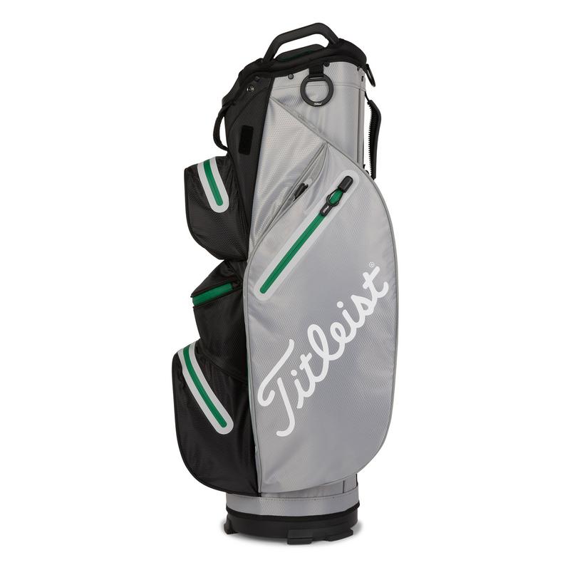 Titleist StaDry Waterproof 14 Way Golf Cart Bag - Grey/Black/Green - main image