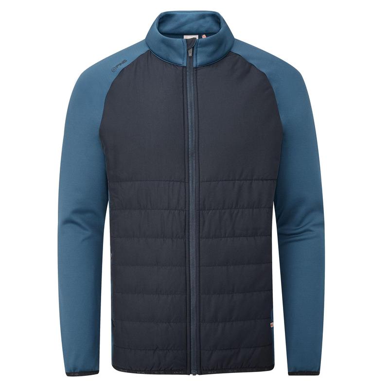 Ping Arlo Quilted Hybrid Golf Jacket - Navy/Stormcloud - main image