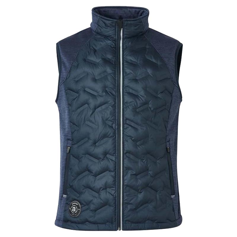 Abacus Elgin Wind and Warm Hybrid Golf Vest - Navy - main image