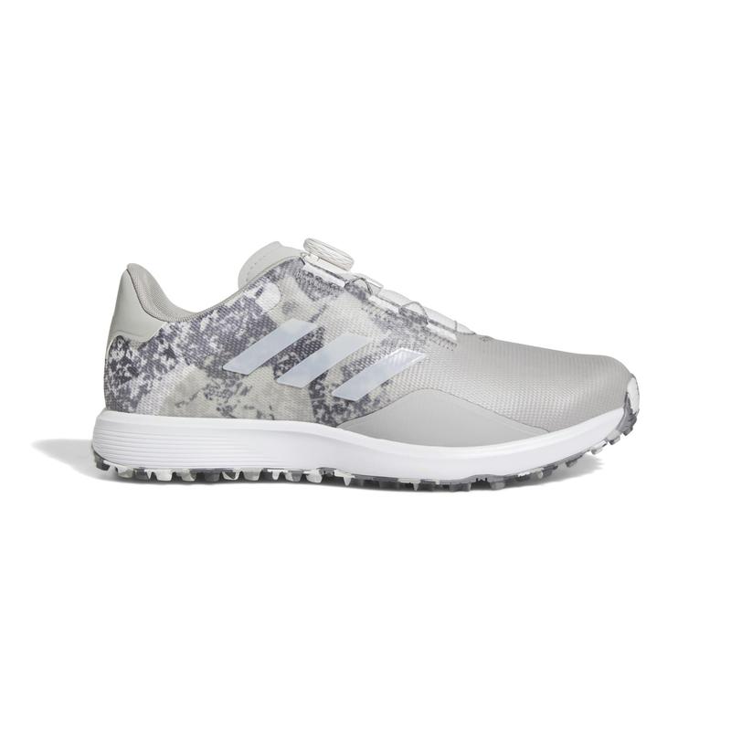 adidas S2G SL BOA Golf Shoes - Grey Two/White/Grey Three