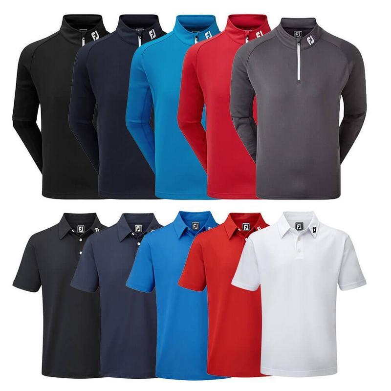 FootJoy Stretch Solid Polo and Chill-Out Pullover Bundle Pack