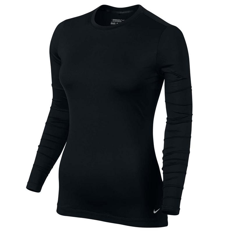 Nike Ladies Crew Neck Baselayer - Black - main image