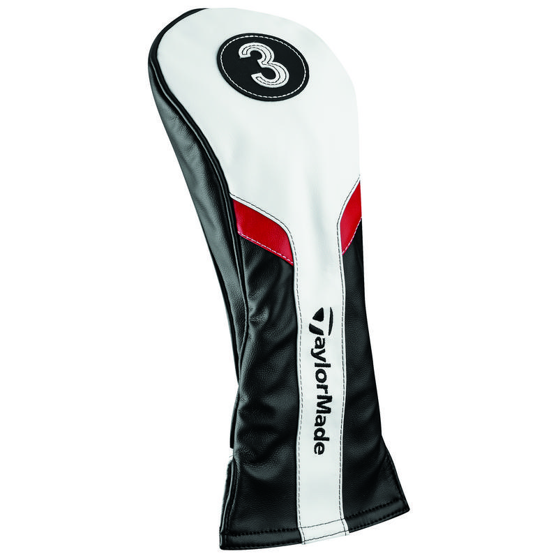 TaylorMade Fairway Wood Headcover - White/Black/Red - main image