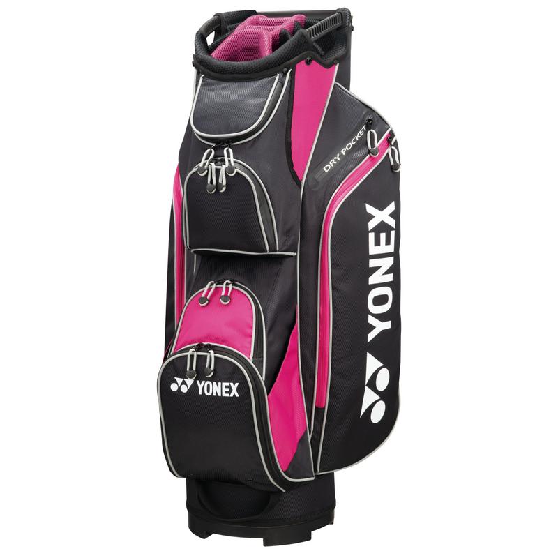 Yonex CB-9809 Ladies Golf Cart Bag - Black/Pink