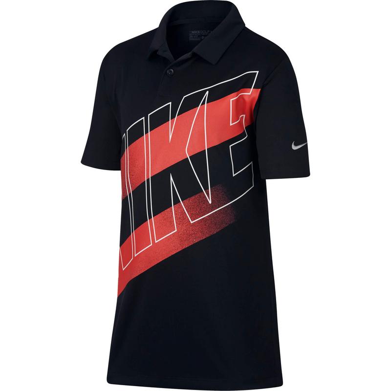 Nike Boys Victory Graphic Dry Polo - Black - main image