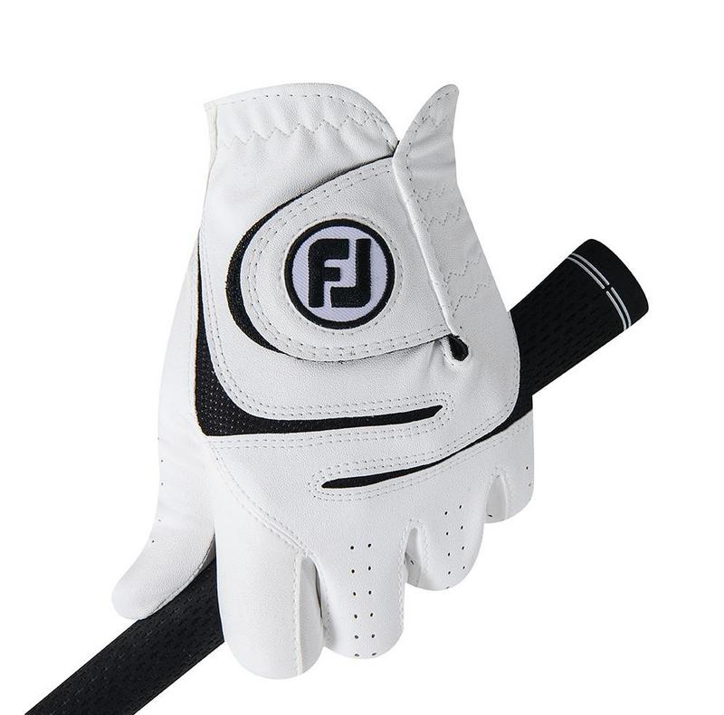 FootJoy WeatherSof Ladies All Weather Golf Glove - White - Multi-Buy Offer - main image