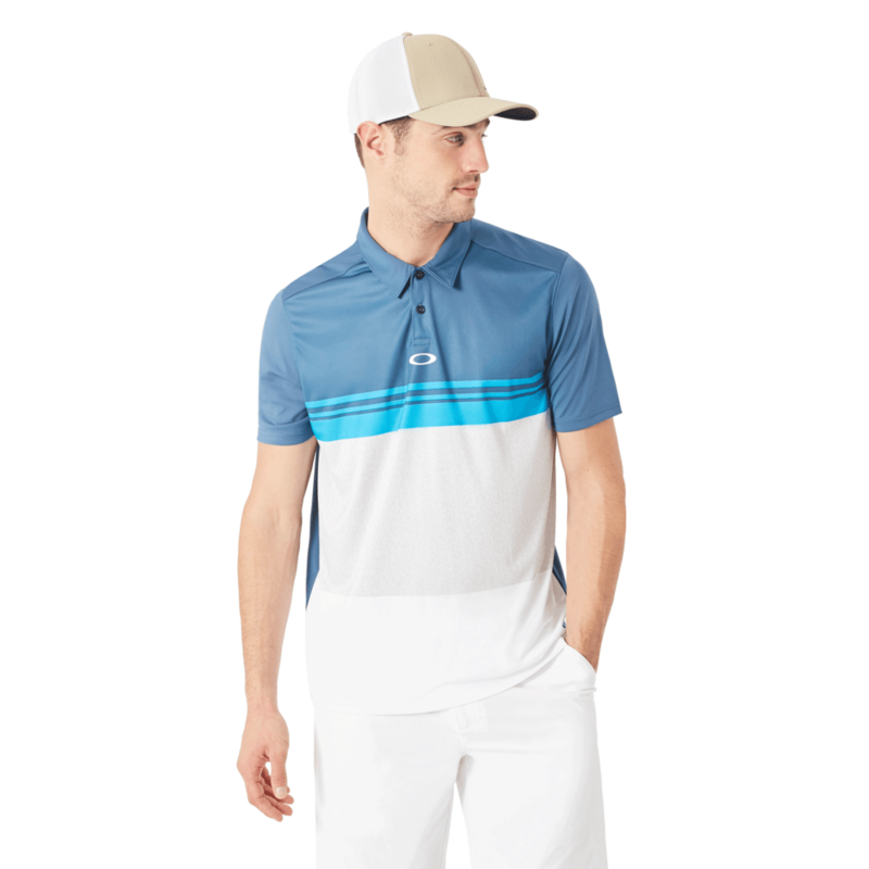 Oakley Color Block Take Polo Shirt - Ensign Blue - main image