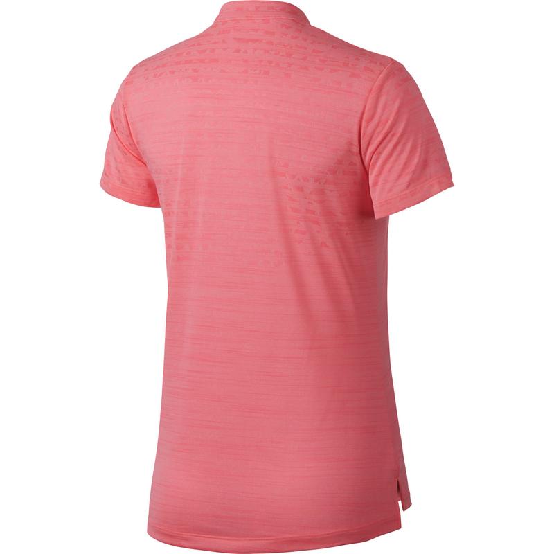 Nike Womens Zonal Cooling Polo - Sunset Pulse - main image