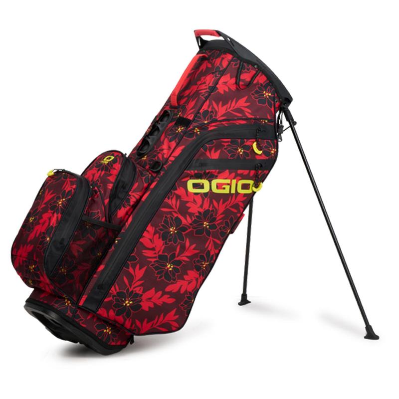 Ogio All Elements Golf Stand Bag - Red Flower Party - main image