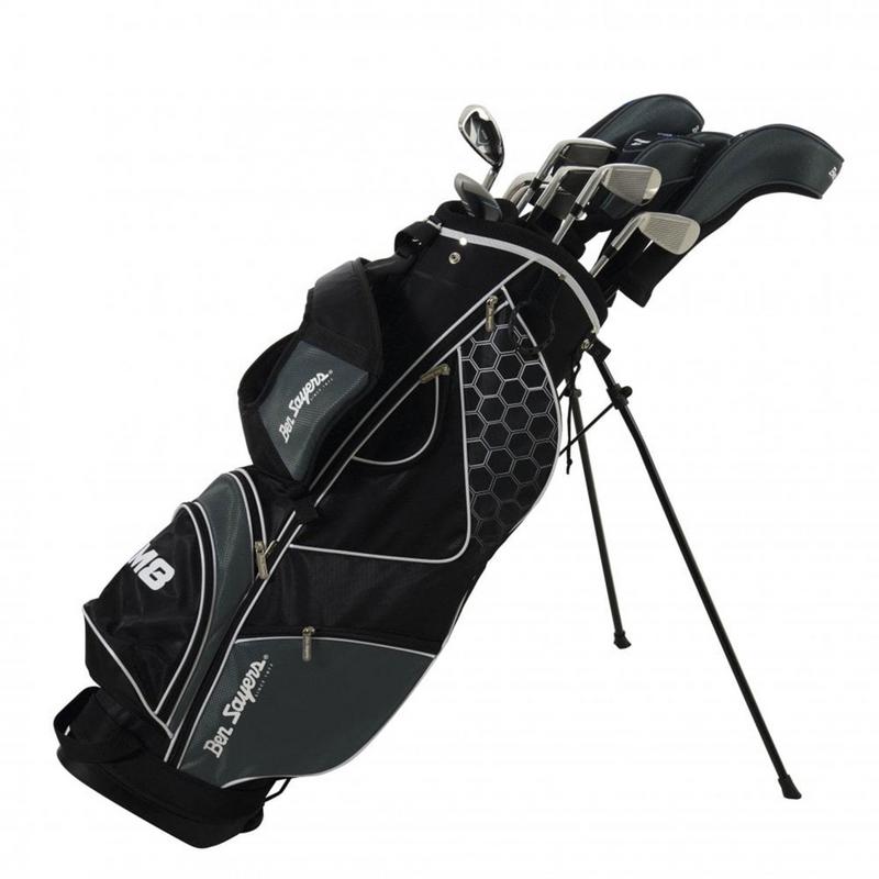 Ben Sayers M8 13 Piece Black Stand Bag Golf Package Set - Graphite/Steel - main image