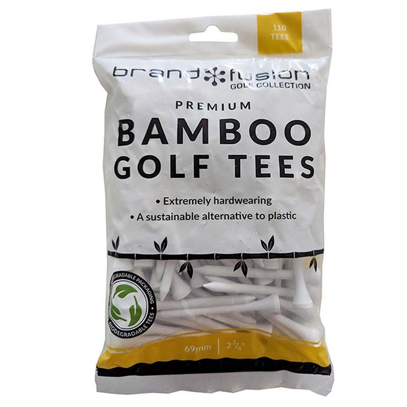 Brand Fusion White Bamboo Tees Bulk Pack - main image