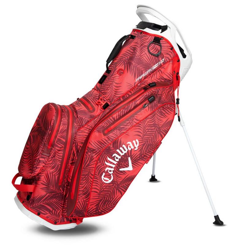 Callaway Fairway 14 HD Waterproof Golf Stand Bag - Red Palms - main image