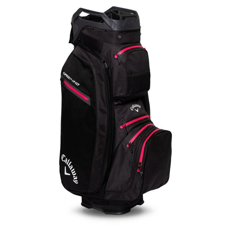 Callaway Org 14 HD Waterproof Golf Cart Bag - Black/Charcoal/Pink - main image